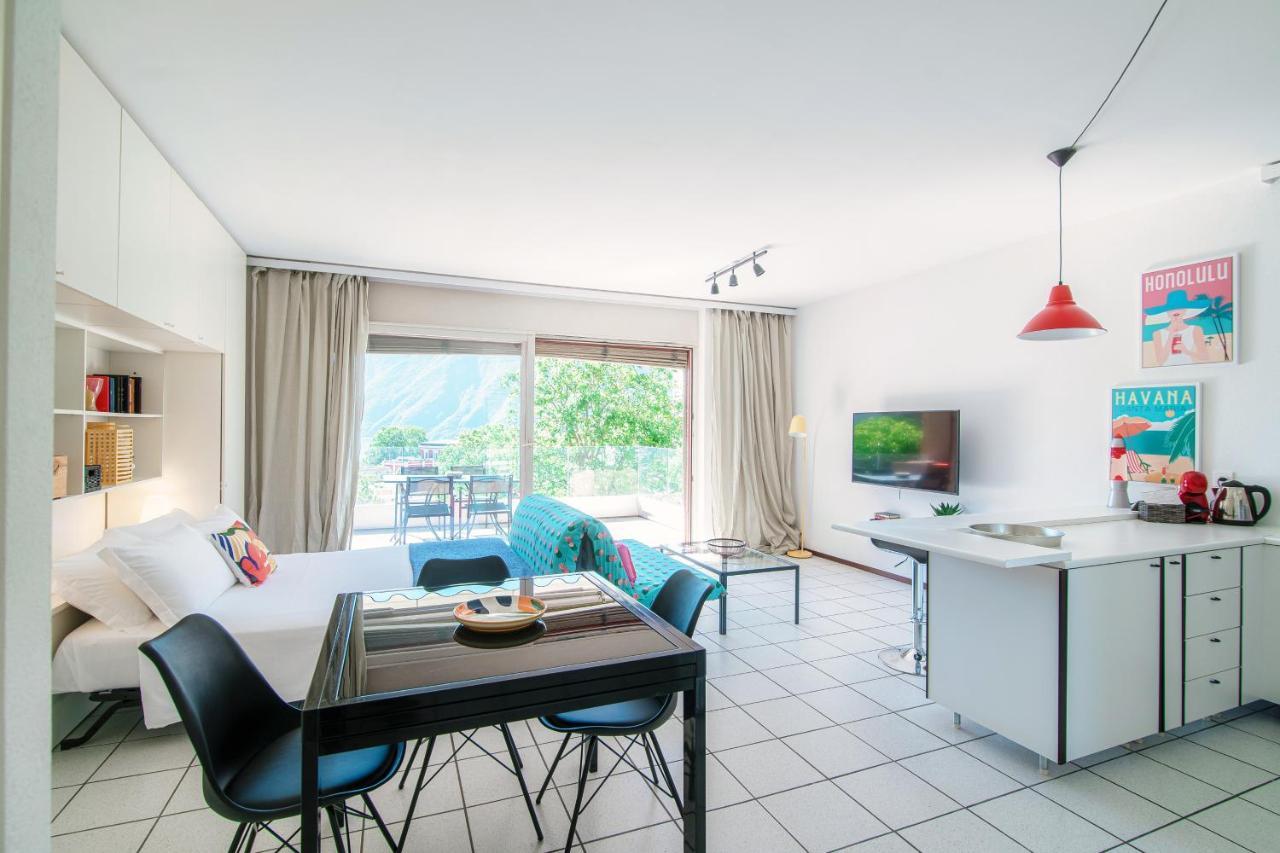 Panoramic Studio By Quokka 360 - Open Space Apartment With Terrace Лугано Екстериор снимка